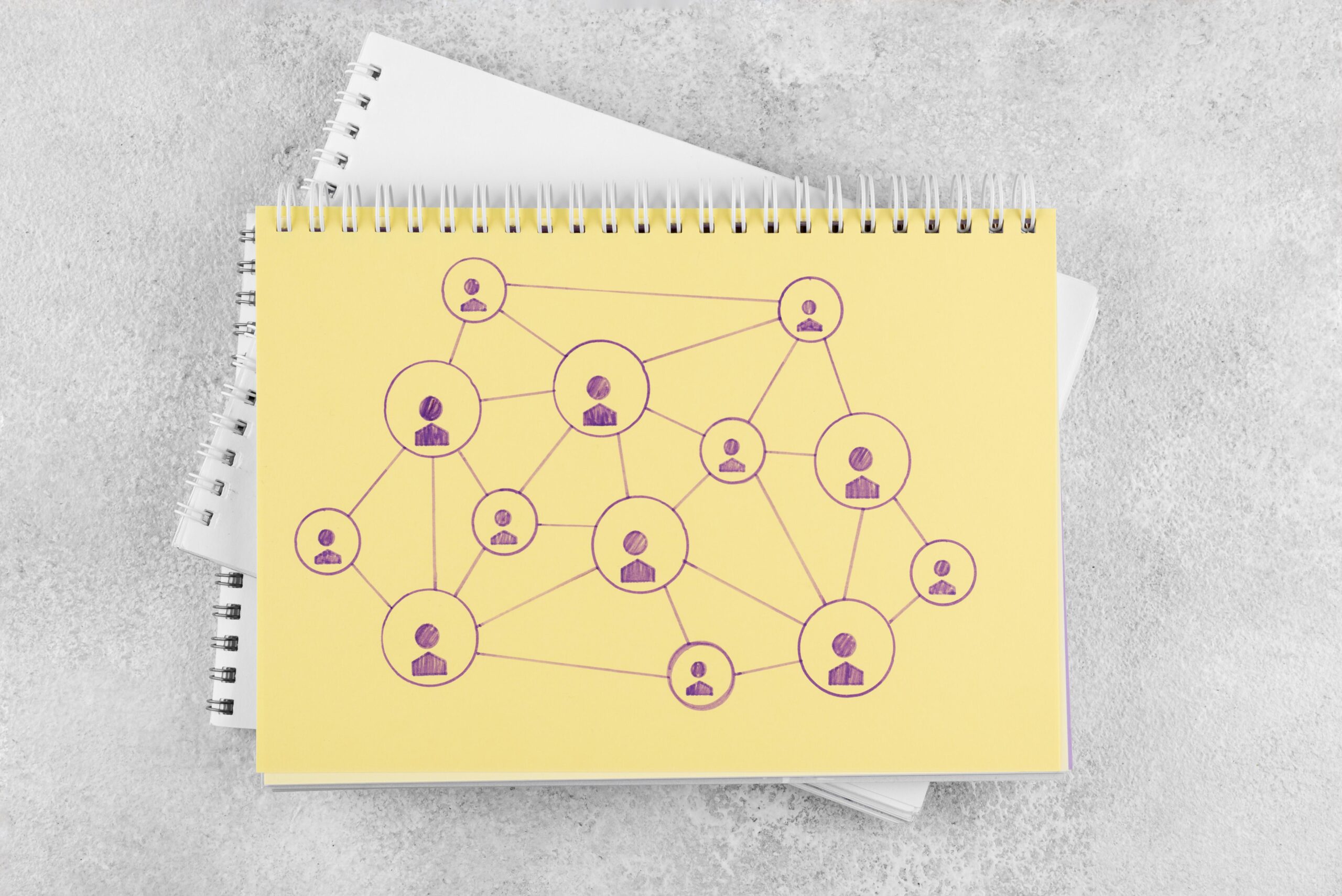 network-concept-with-notebooks